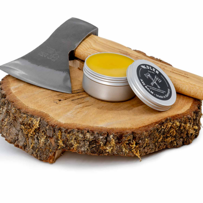 Slipset Adler Care Skötselkit Till Yxa Med Med Balsam, Bryne & Tygväska