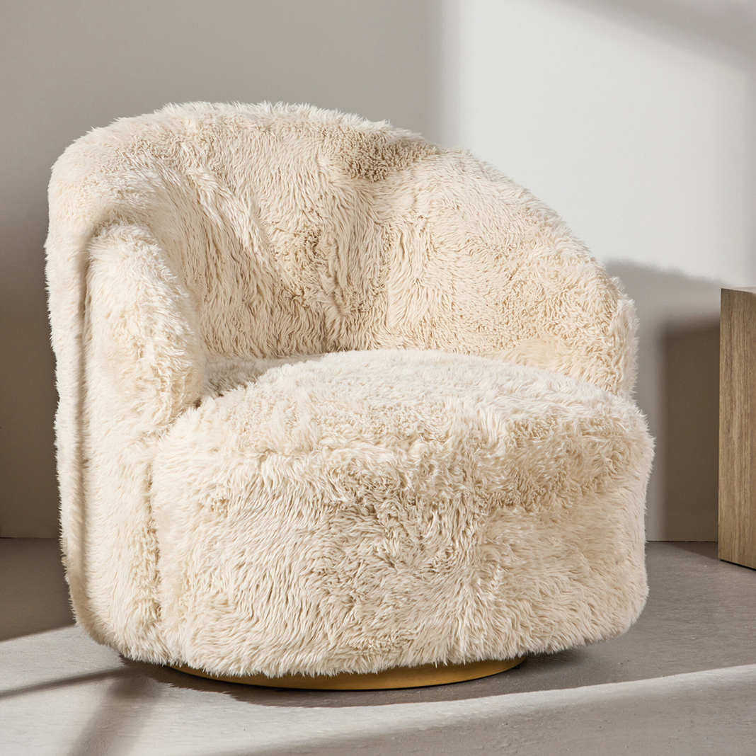 Fåtölj Venture Home Astru Konstpäls