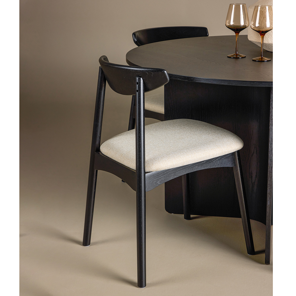 Matgrupp Venture Home Tyresö Ø120 cm med 4 Ven Stolar