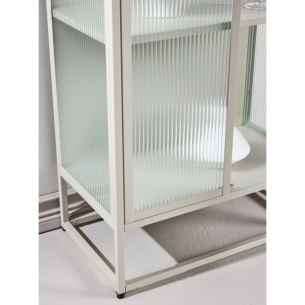 Vitrinskåp Venture Home Garis med Glasdörrar