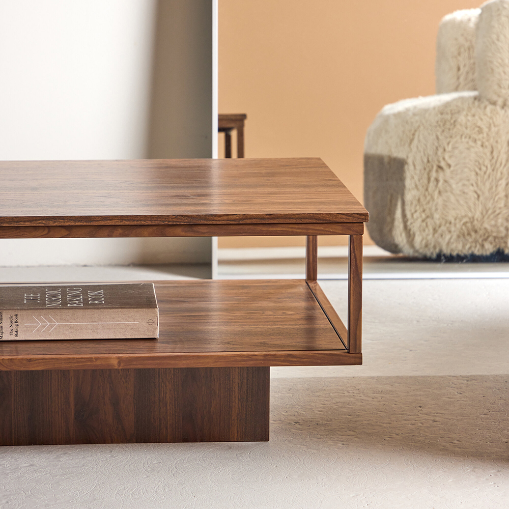 Soffbord Venture Home Maglehem 130x60 cm Valnöt