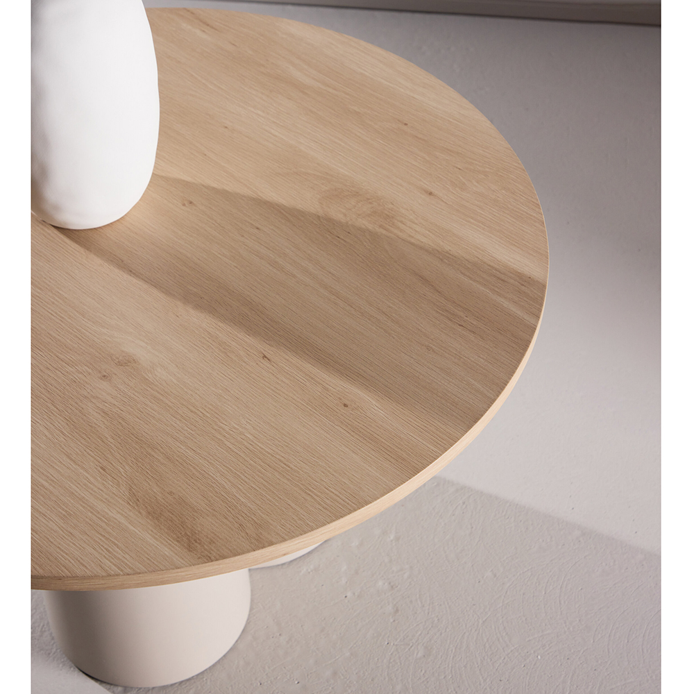 Soffbord Venture Home Olivia Ø80 cm Vit