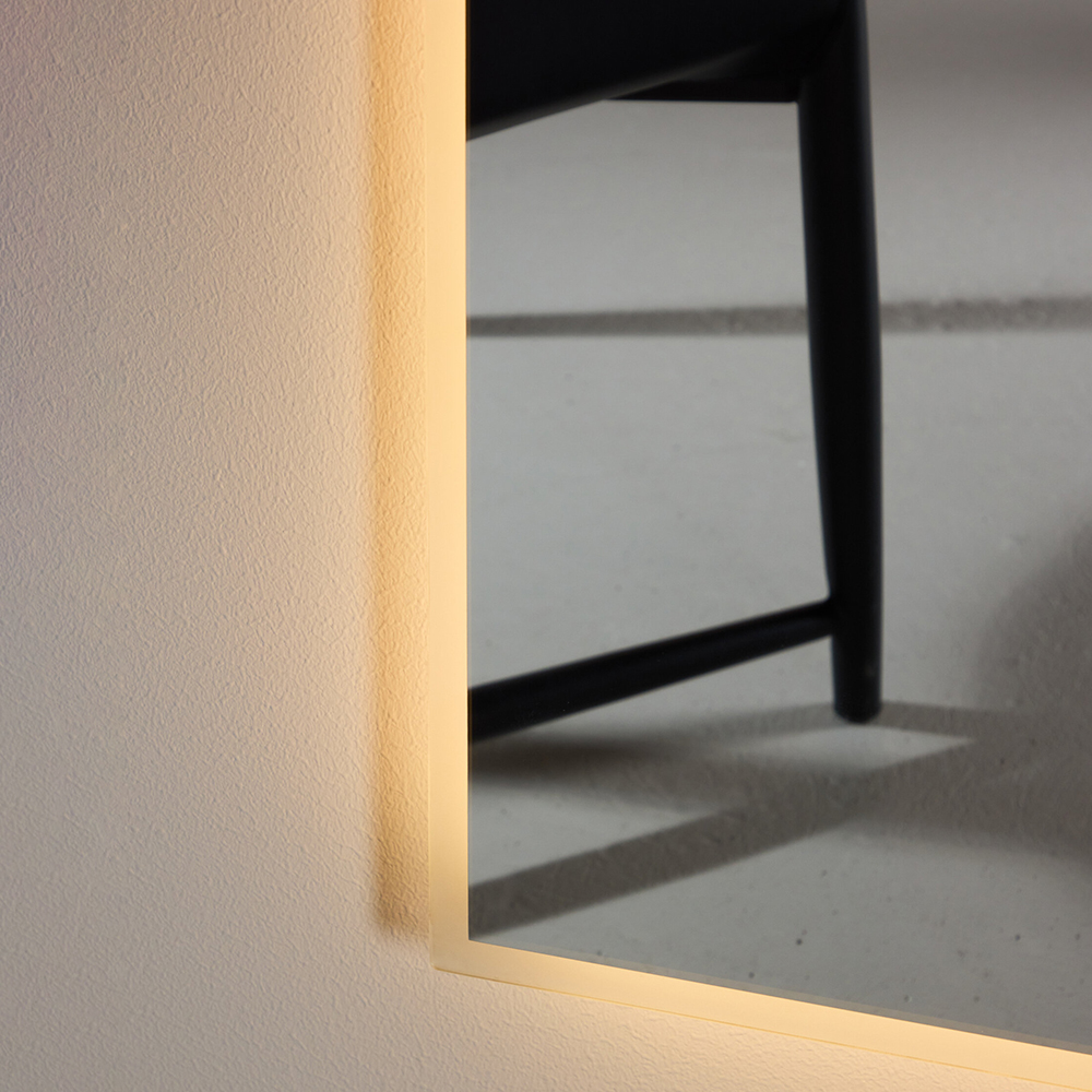 Spegel Vind Skeppsvik 185x70 cm med Belysning