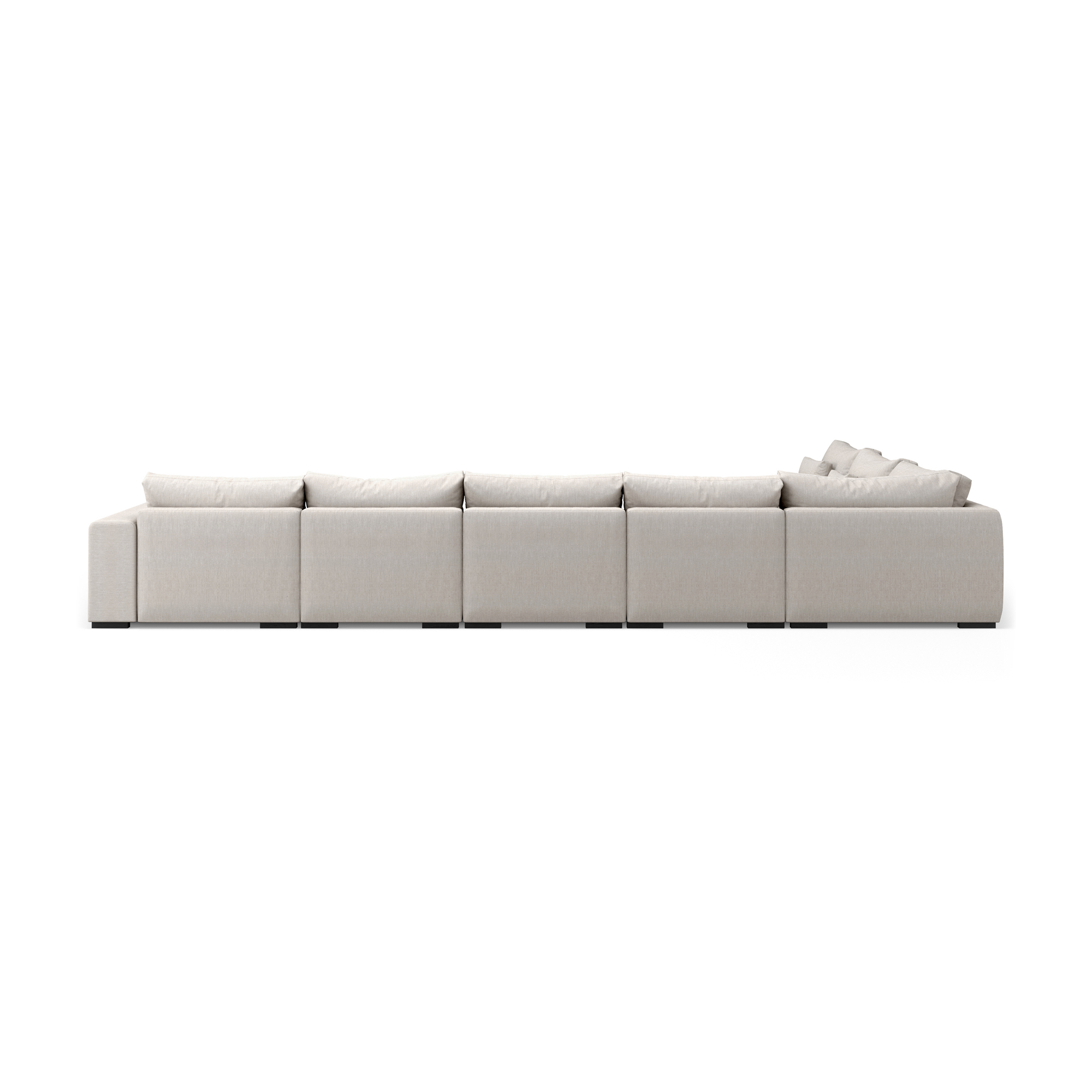 7-sitssoffa Scandinavian Choice Dubai U-formad Modulsoffa med Schäslong och Divan 527 cm