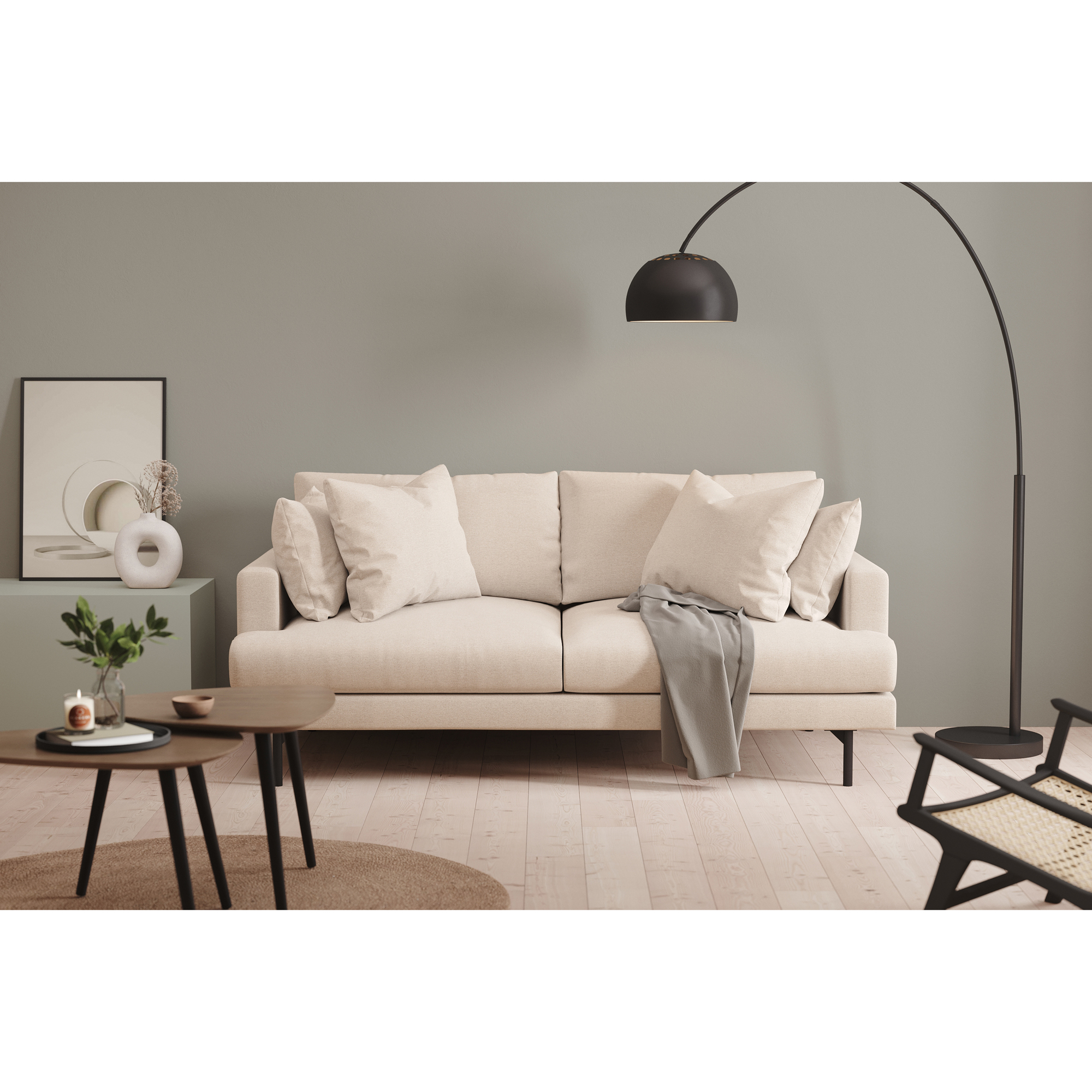 3-sitssoffa Scandi Days Menard Djup 205 cm