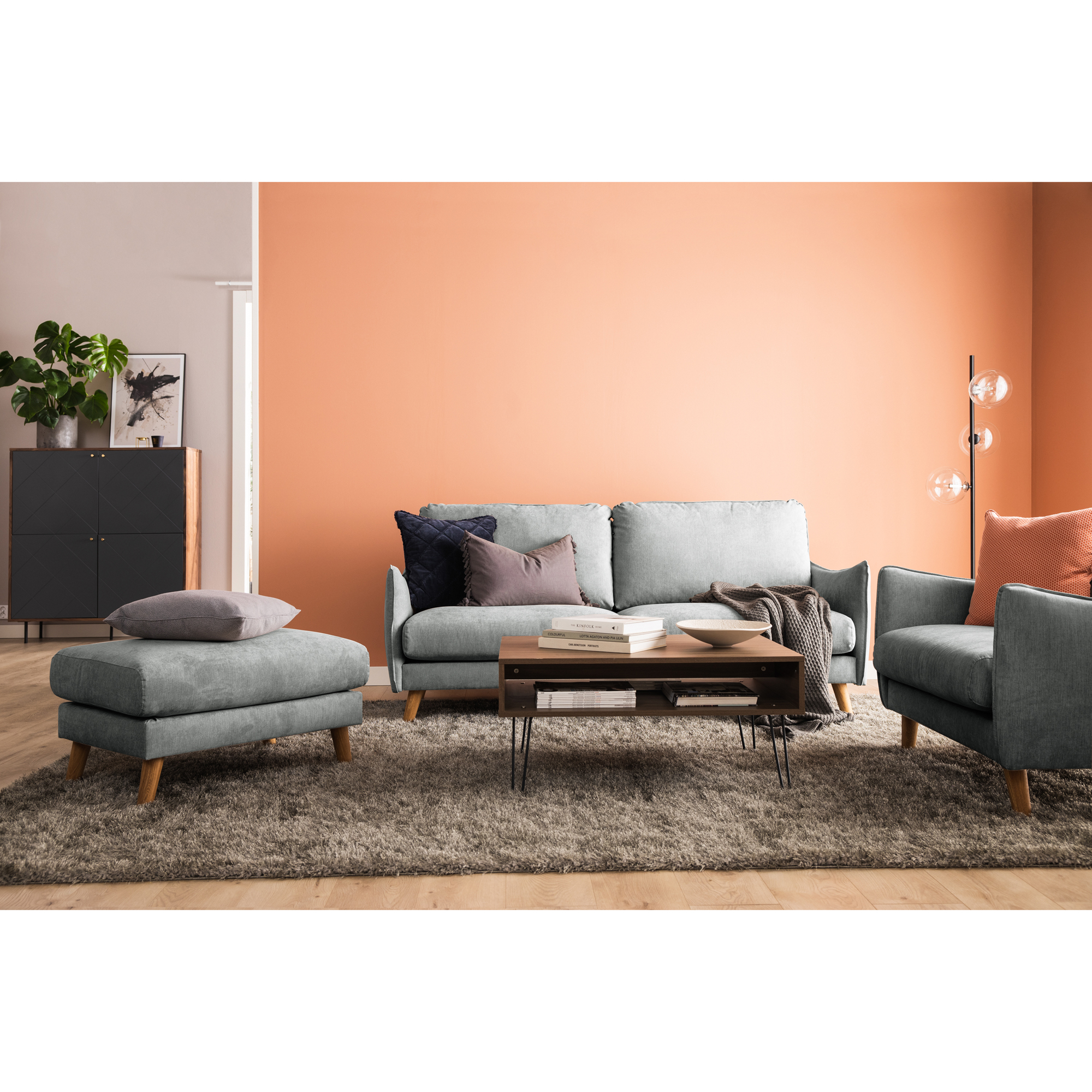 3-sitssoffa Scandi Days Trend Lyx Rak Divan 224 cm