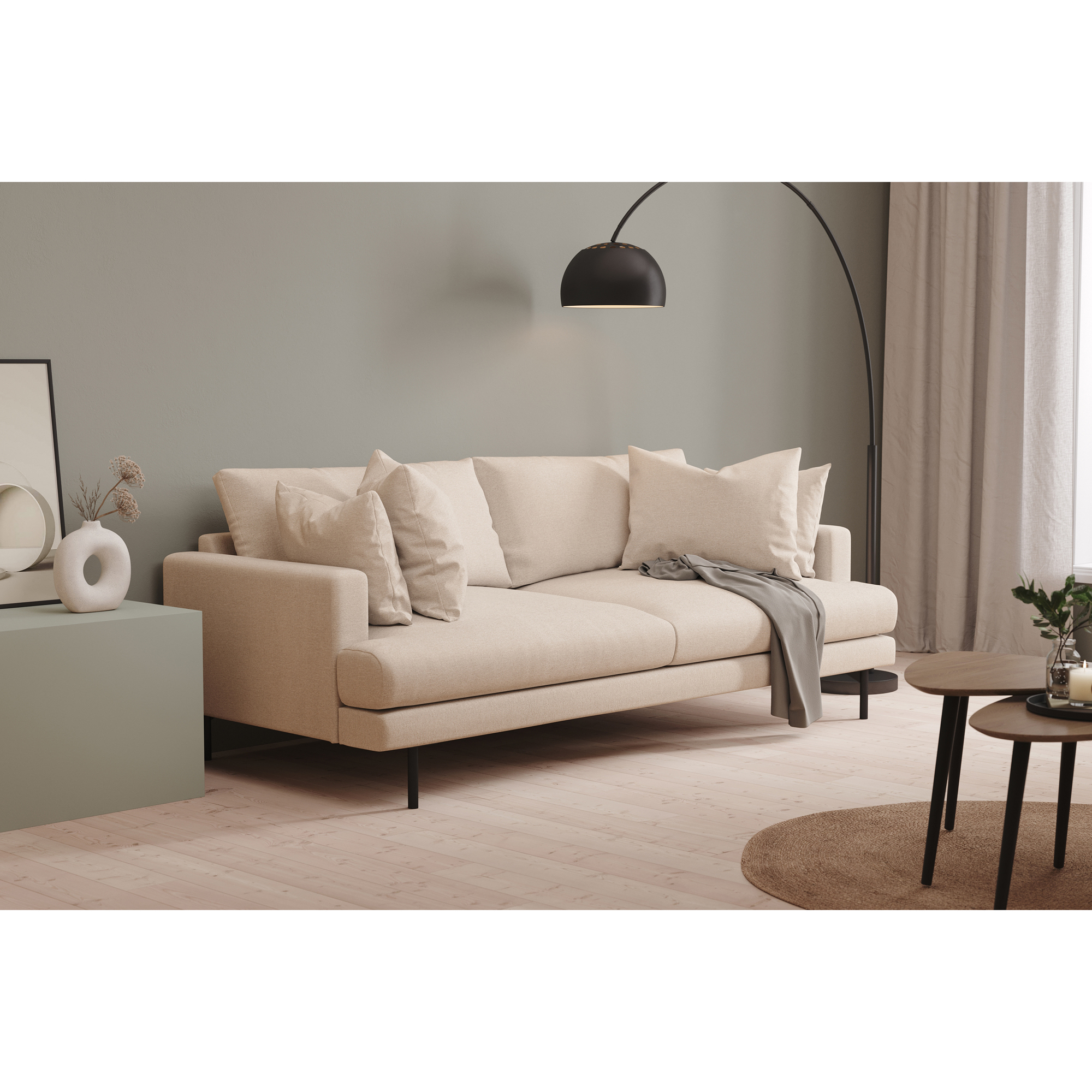 4-sitssoffa Scandi Days Menard Djup Soffa 225 cm