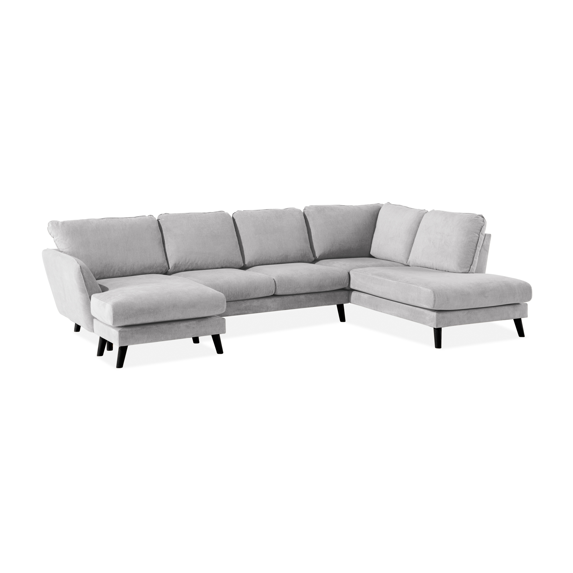 6-sitssoffa Scandi Days Trend Lyx U-formad med Divan och Schäslong 326 cm