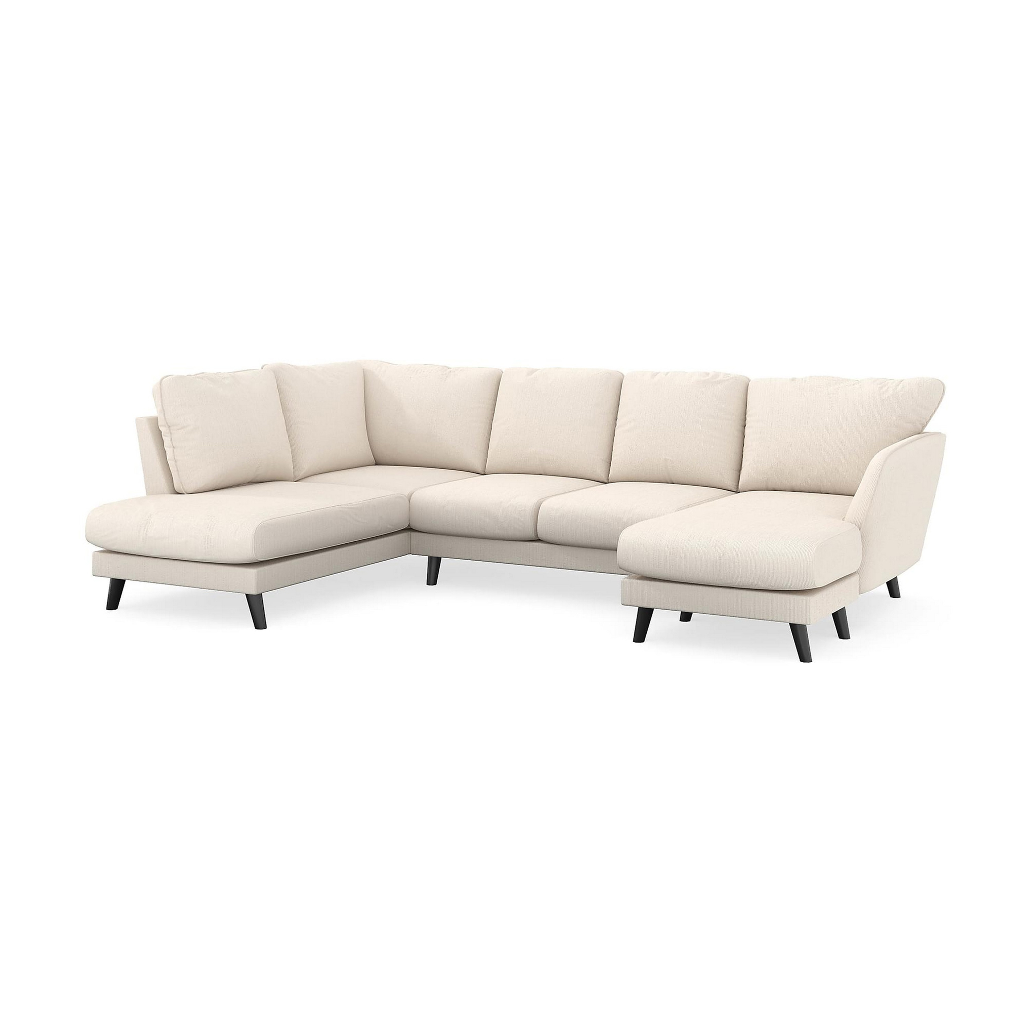 6-sitssoffa Scandi Days Trend Lyx U-formad med Divan och Schäslong 326 cm