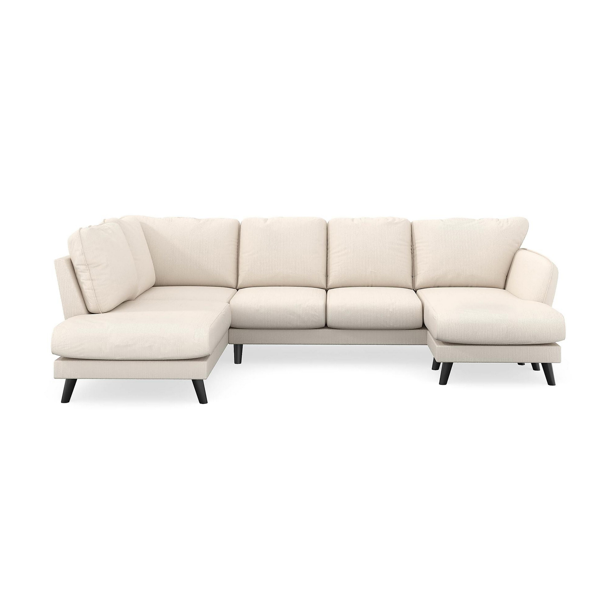 6-sitssoffa Scandi Days Trend Lyx U-formad med Divan och Schäslong 326 cm