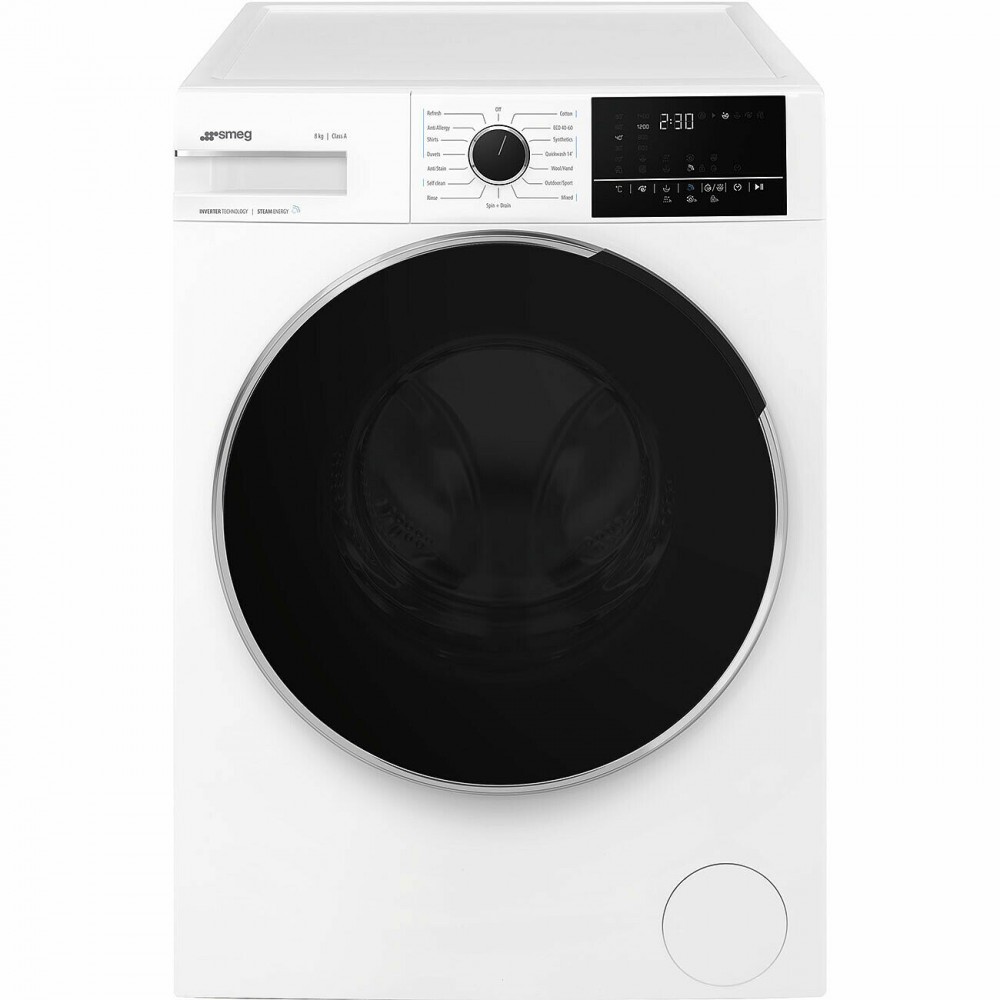 Tvätt- och Torkpaket SMEG WNP84SEAIN DNP82SEIN Invertermotor 1400 varv