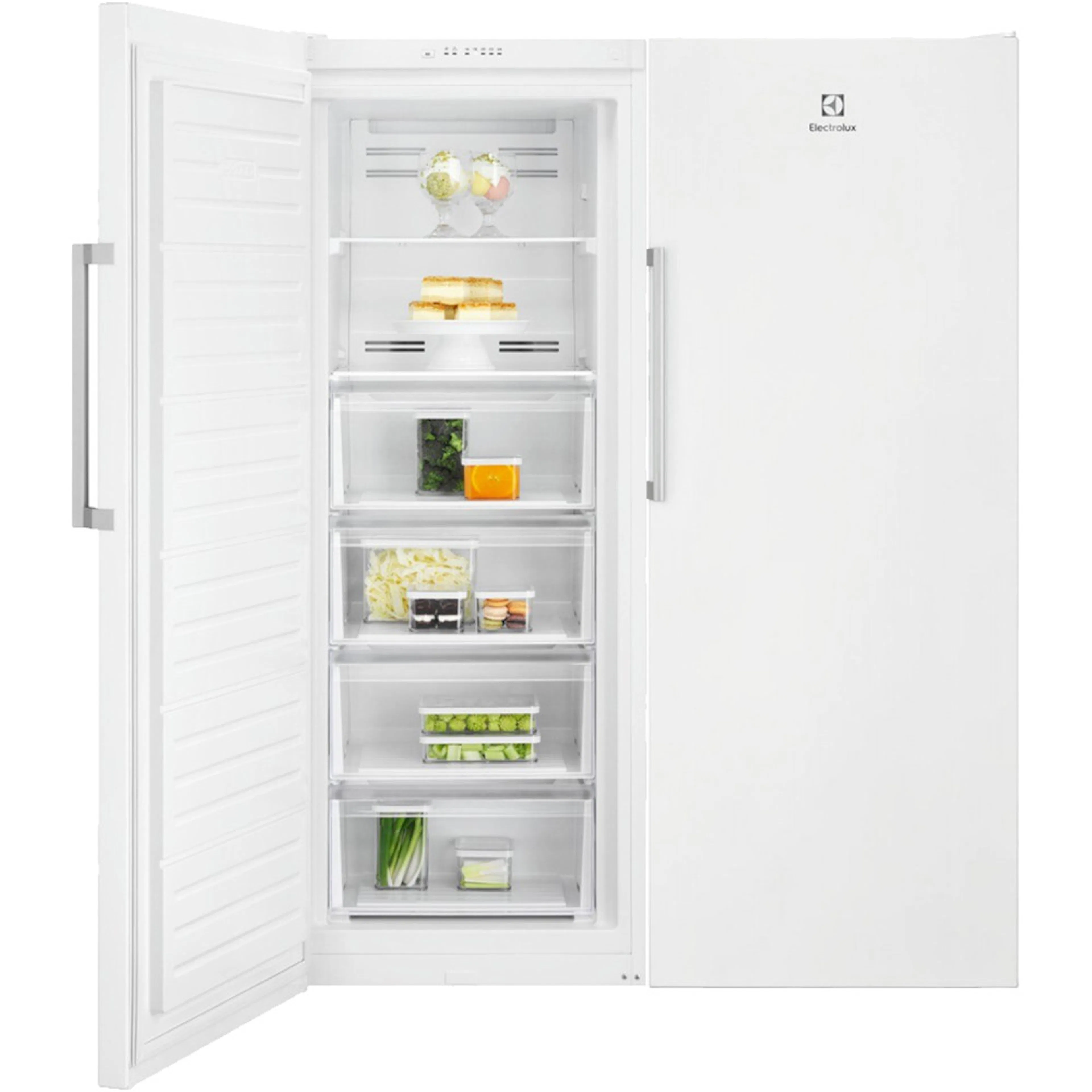 Kyl- och Fryspaket Electrolux DynamicAir NoFrost LRB2DE33W + LUT2NE32W Vit