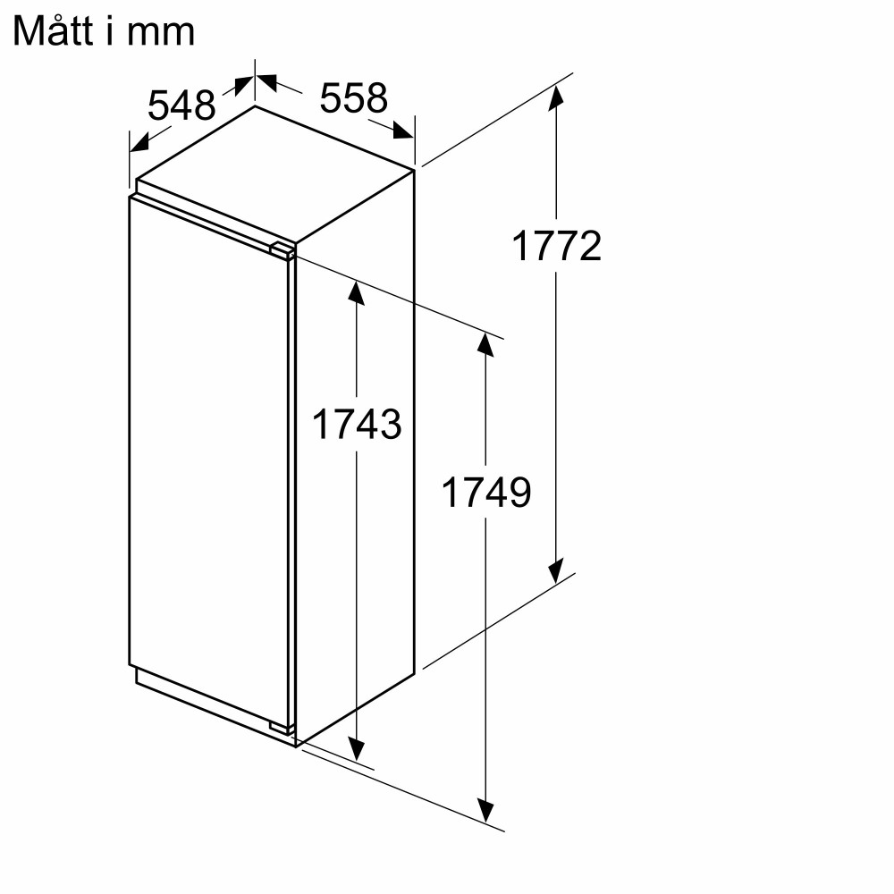 Kyl/Frys Paket Bosch KIR81VFE0 + GIN81VEE0