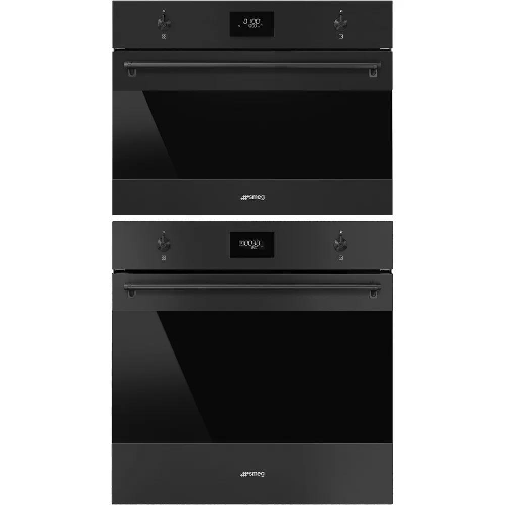 Ugnspaket Smeg SFP6301TVN + SO4301M0N med Pyrolytisk Rengöring