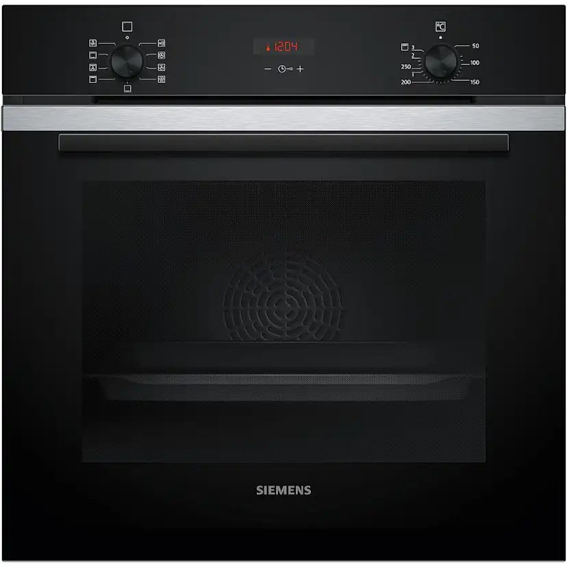 Ugn- och Mikropaket Siemens iQ300 HB234ABS3F + BF523LMB1 Rostfri med 3D hotAir Plus och ecoClean