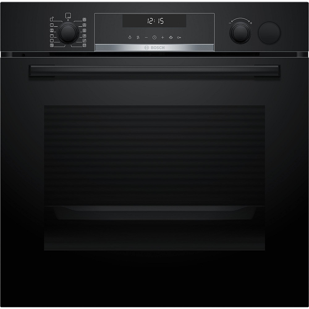Ugn- och Mikropaket Bosch HRG578BB7 + BFL524MB0 Svart med WiFi och Pyrolytisk Rengöring