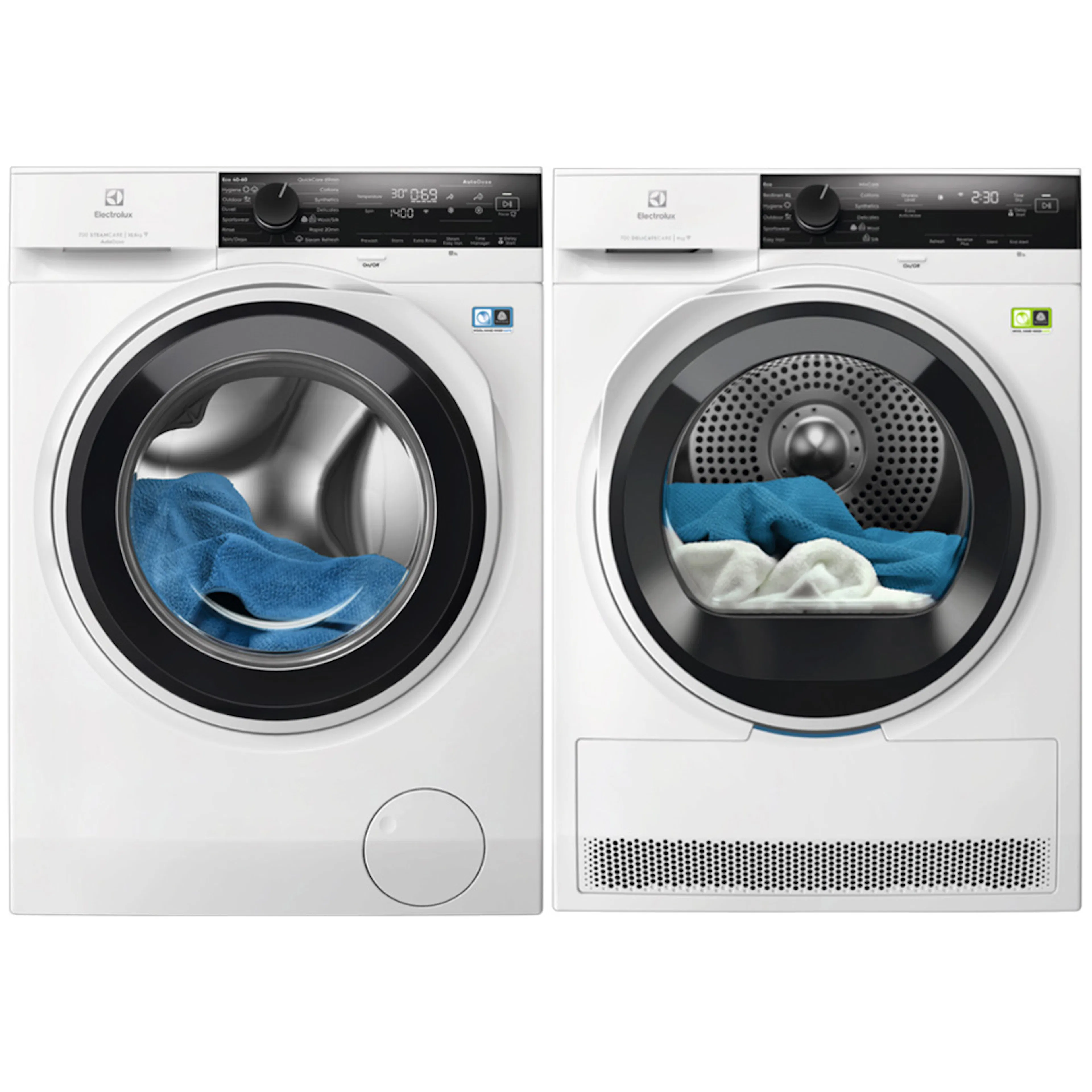 Tvättmaskin / Värmepumptumlare Electrolux - EFI743VX4Q + EDI743V95V