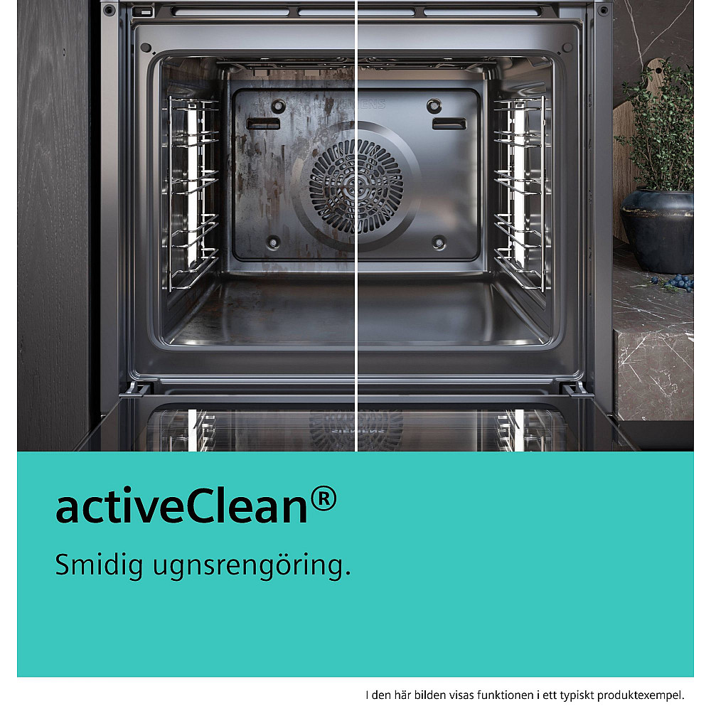 Ugn och Mikro Siemens iQ700 HB776G3B2S + CM724G1B1 Kompaktugn Svart