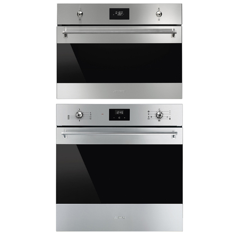 Ugn och Mikro Smeg SF6300TVX + SO4301M1X Classic Rostfri