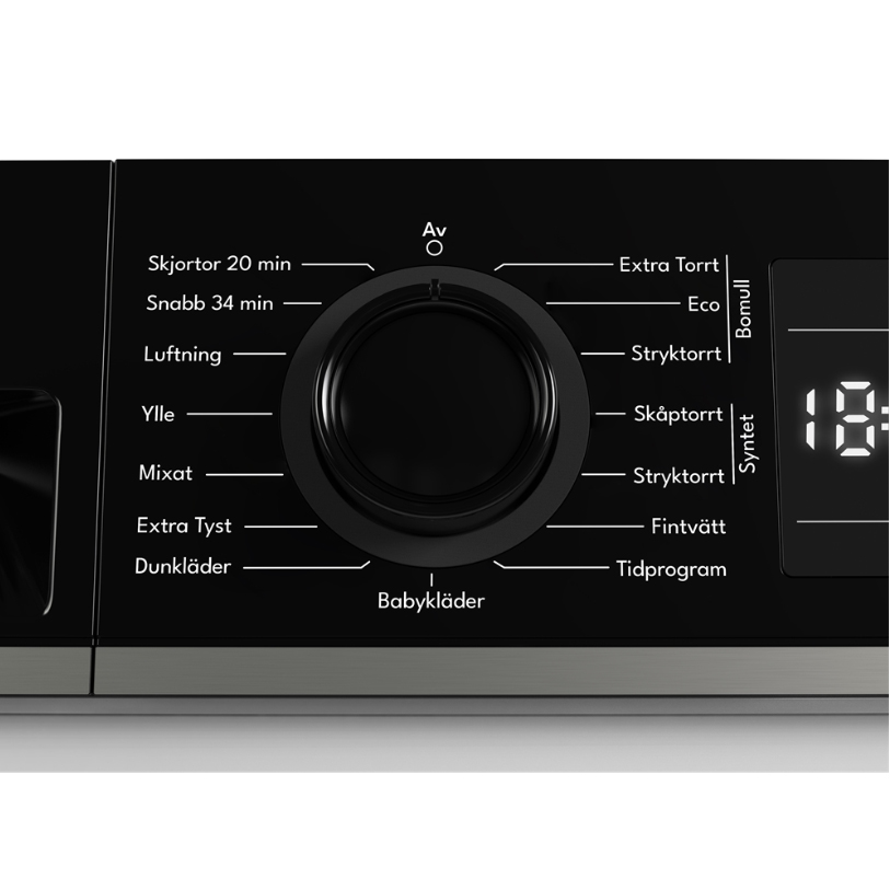 Tvätt- och Torkpaket Cylinda FT911G394A - TVP911G29C