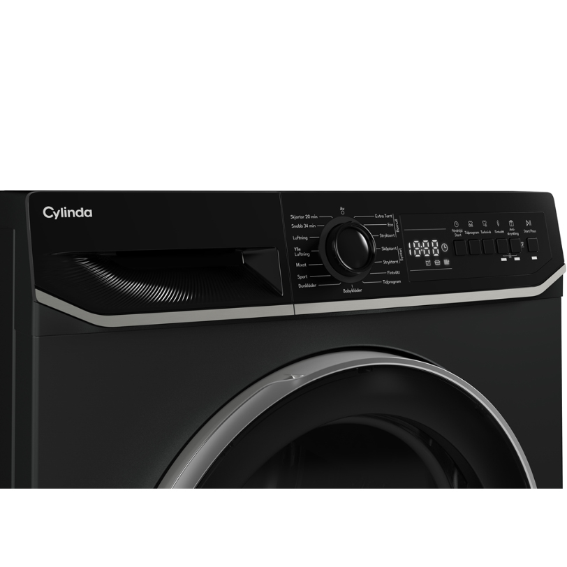 Tvätt- och Torkpaket Cylinda FT911G394BiA - TVP911G29BID Antracit