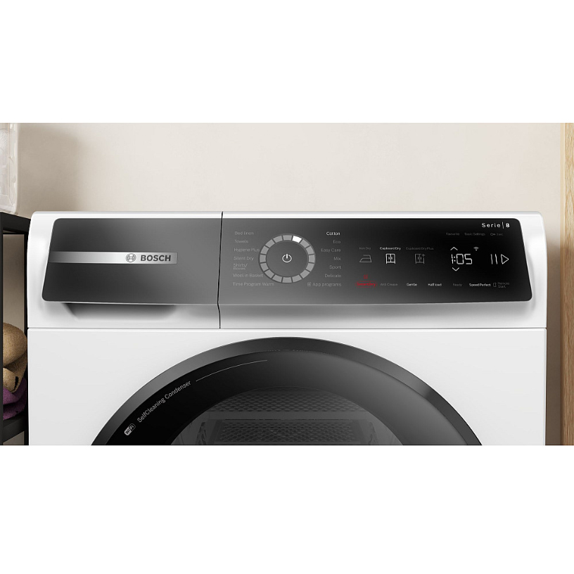 Tvätt- och Torkpaket Bosch WGB256A1SN-WQB246DASN Serie 8 med WIFI