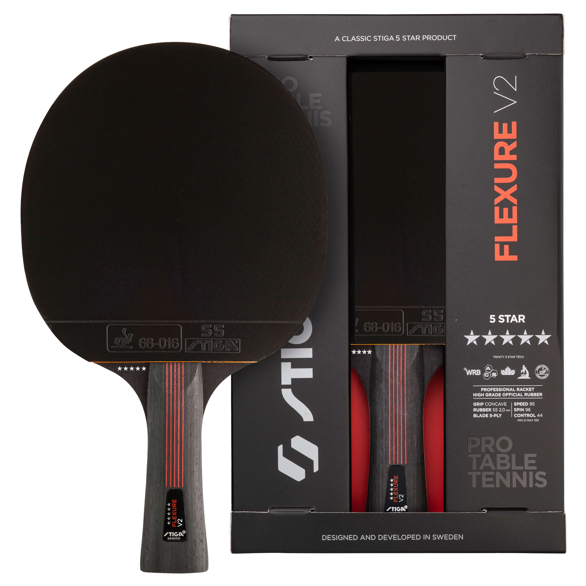 Pingisracket STIGA Sports Flexure 5-Star V2