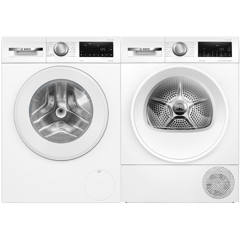 Tvätt- & torkpaket Bosch - WGG254FLSN-WQG2450MSN - Serie 6