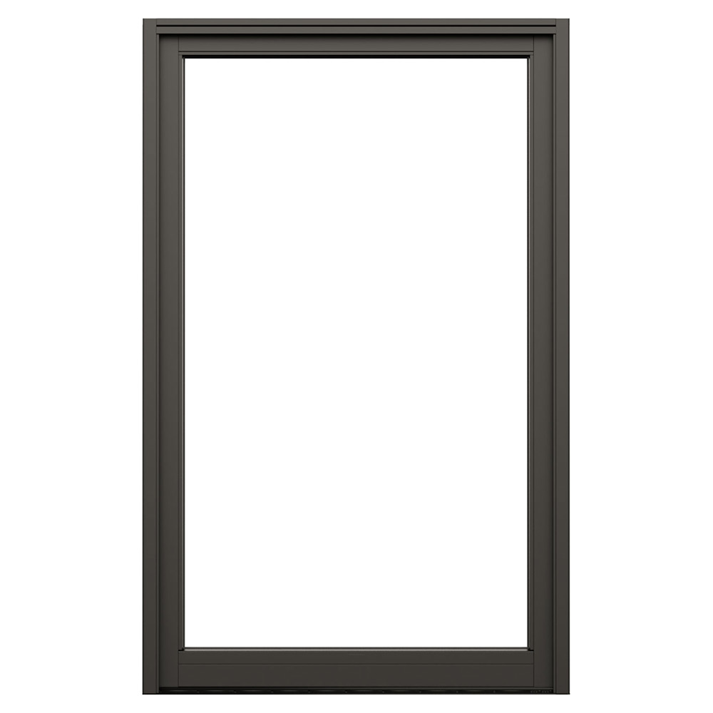 Fast Fönster NorDan Svanenmärkt för Skjutparti NTech Aluminium BlackLine Svart