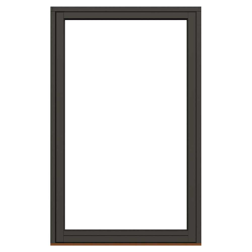 Fast Fönster NorDan Svanenmärkt för Skjutparti NTech Aluminium BlackLine Svart