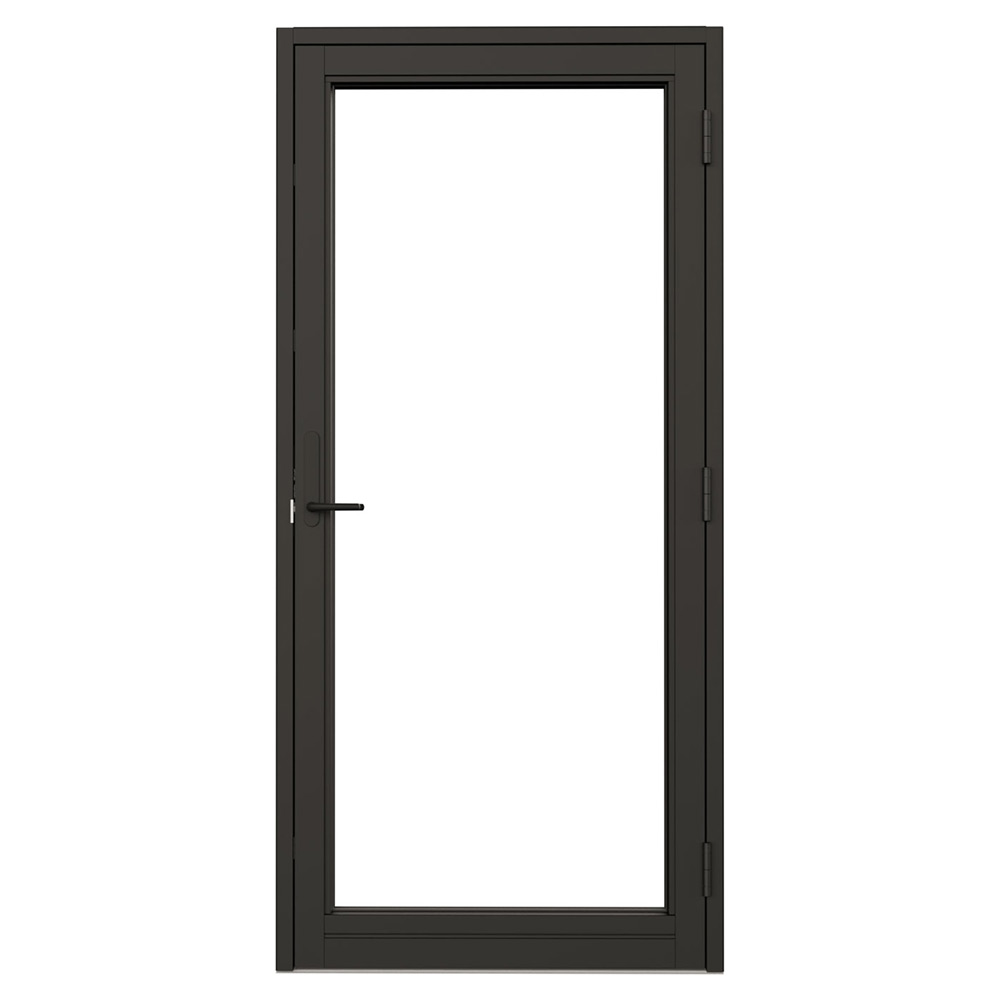 Fönsterdörr NorDan Svanenmärkt NTech Helglasad Aluminium BlackLine Svart