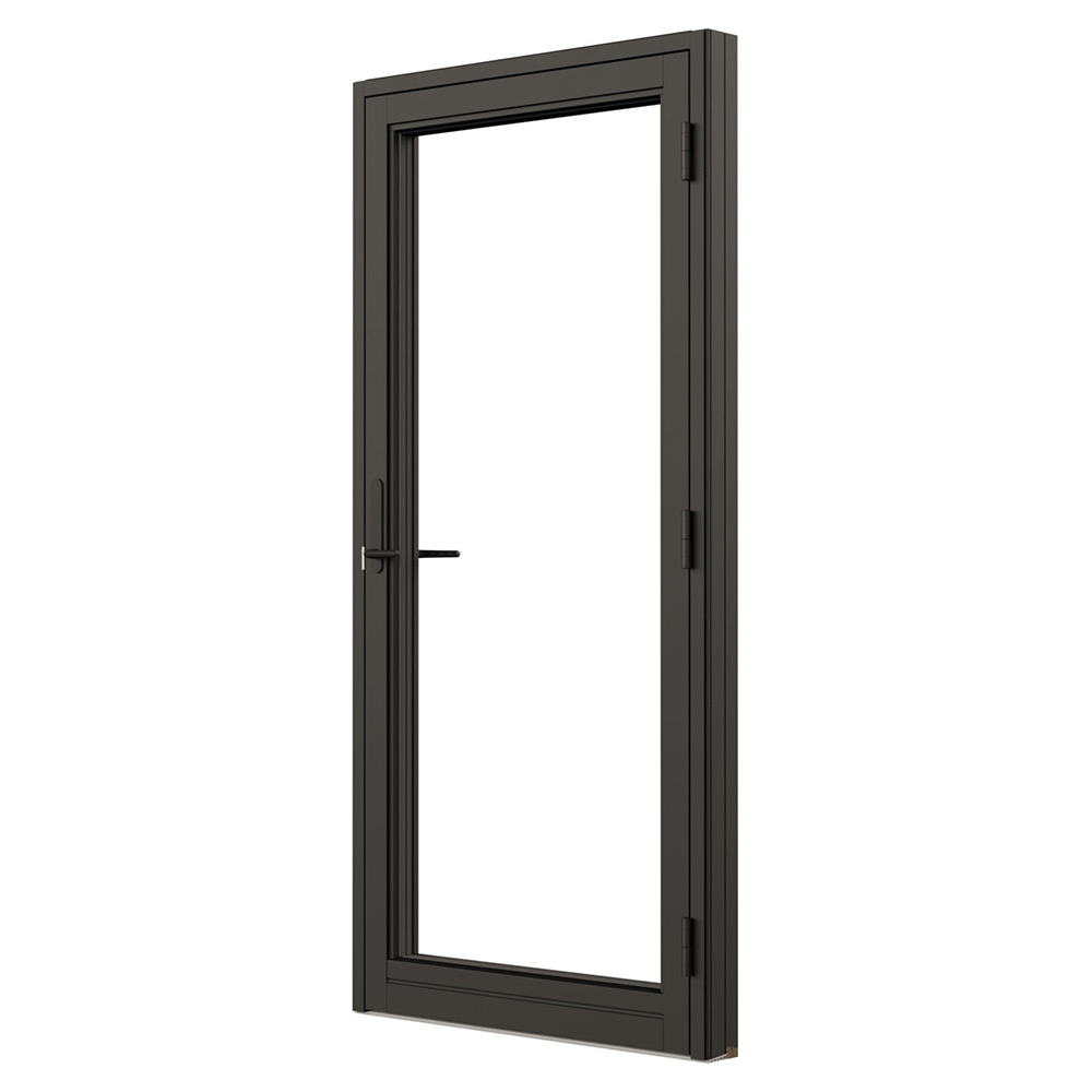 Fönsterdörr NorDan Svanenmärkt NTech Helglasad Aluminium BlackLine Svart