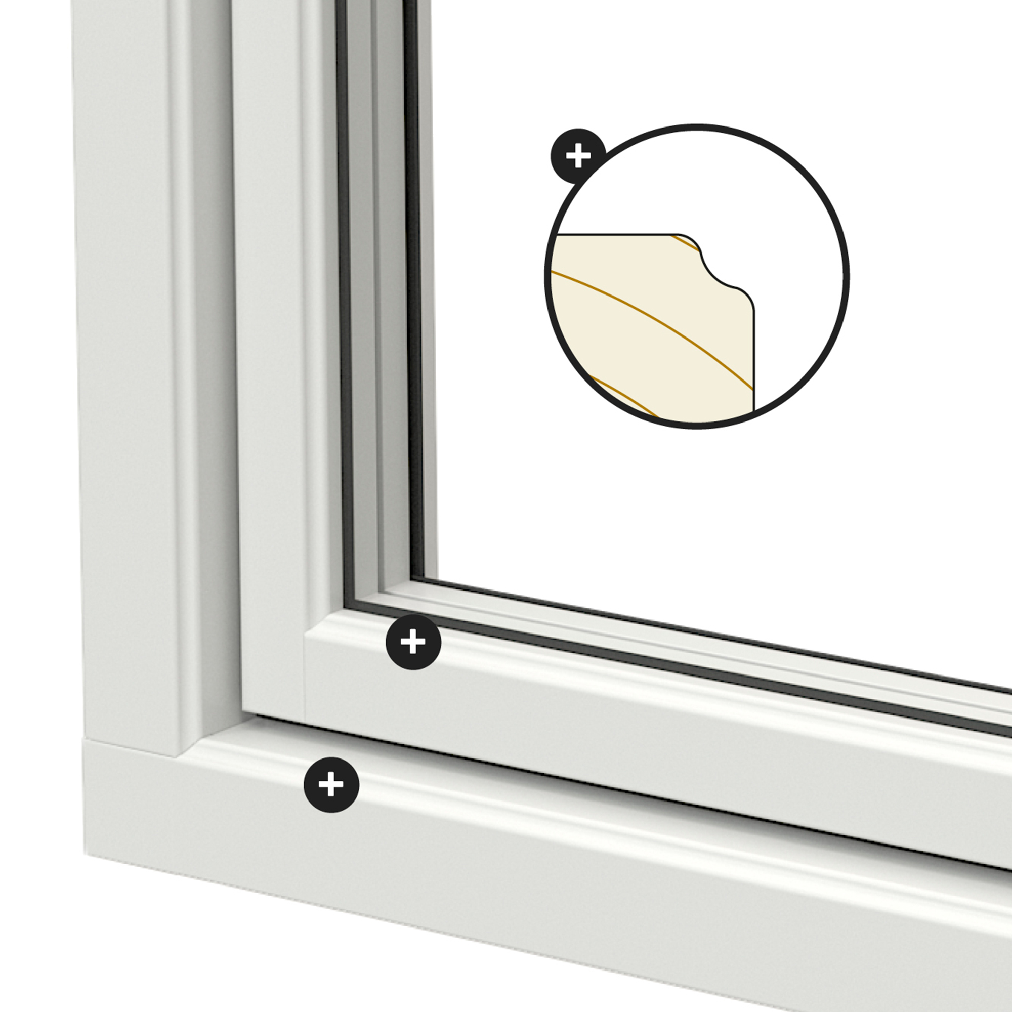 Parfönsterdörr NorDan Svanenmärkt NTech Helglasad Trä