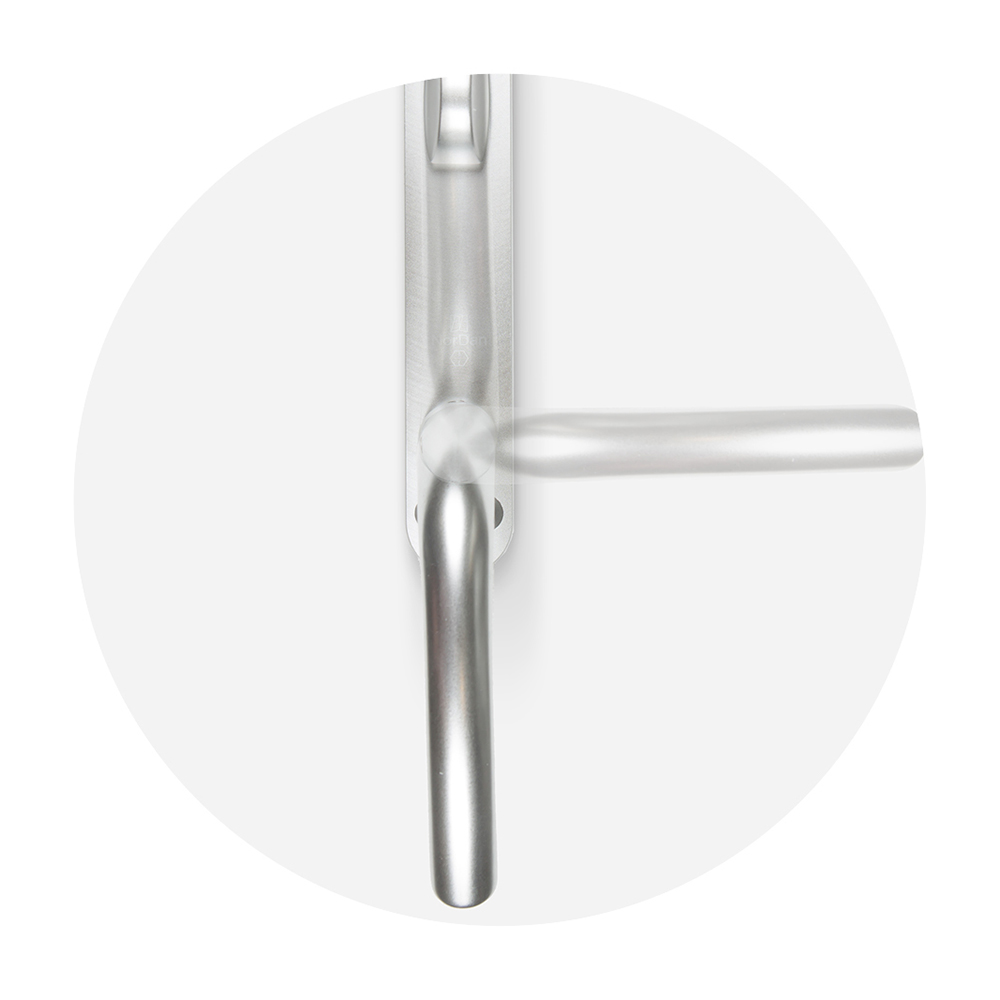 Skjutdörr NorDan Svanenmärkt NTech Aluminium 2-Delad