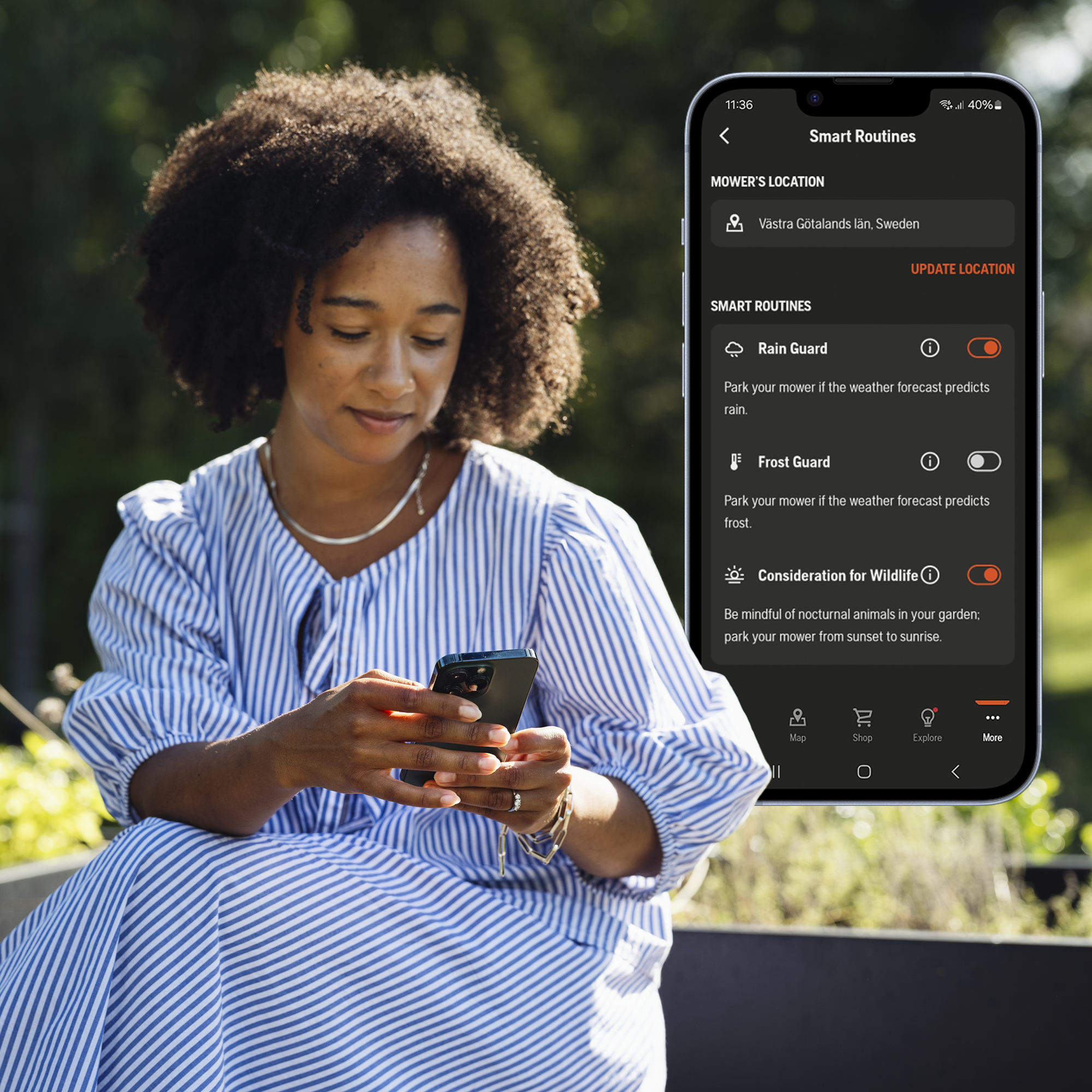 Robotgräsklippare Husqvarna Automower® 310E NERA