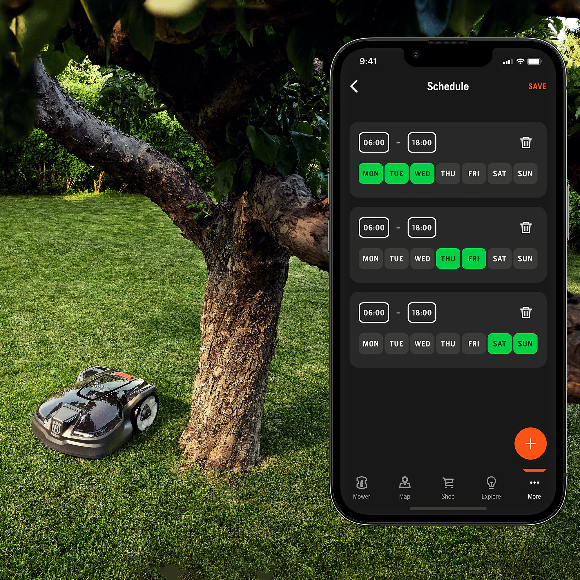 Robotgräsklippare Husqvarna Automower® 310E NERA