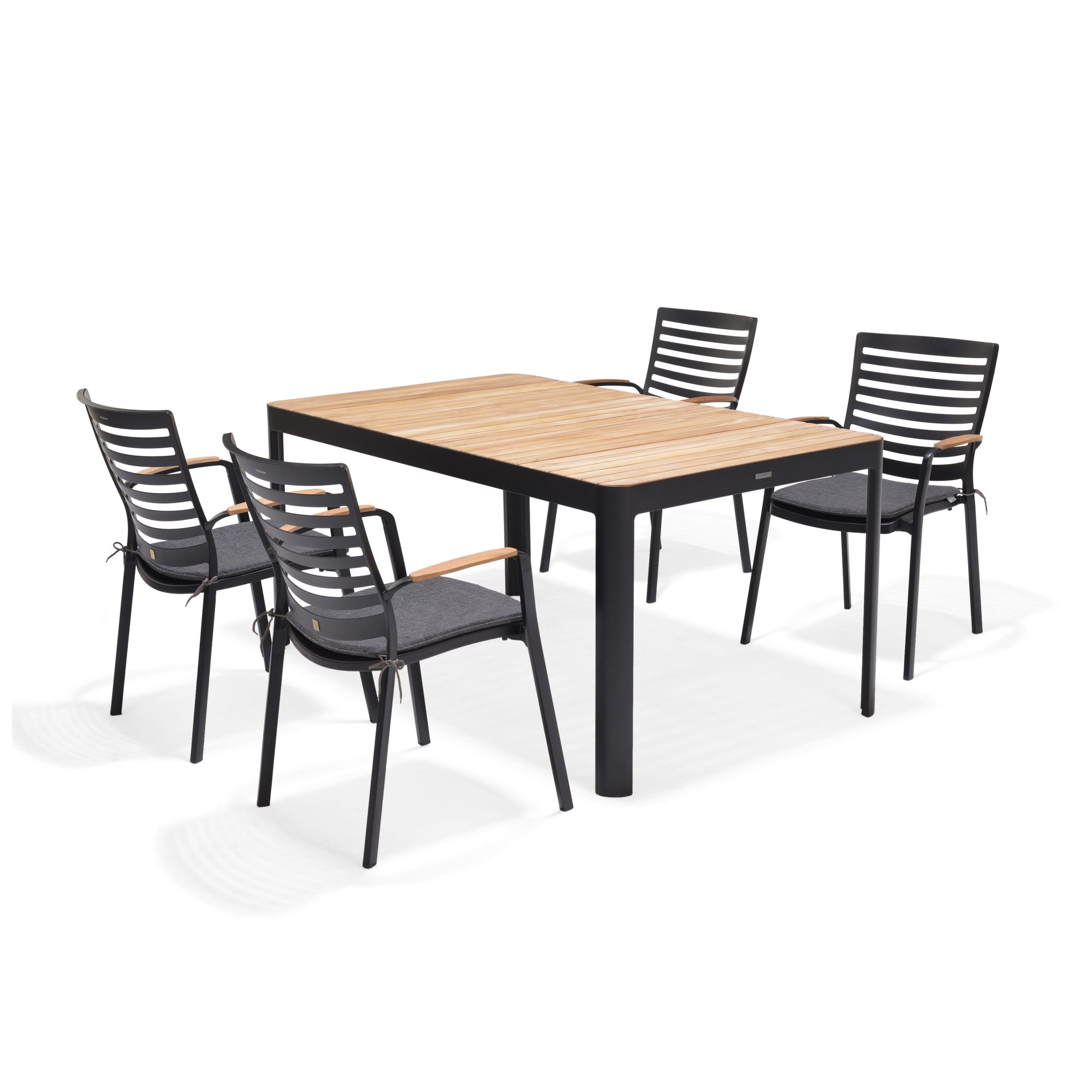 Matgrupp Utomhus LifestyleGarden Portals 161 cm 4 karmstolar