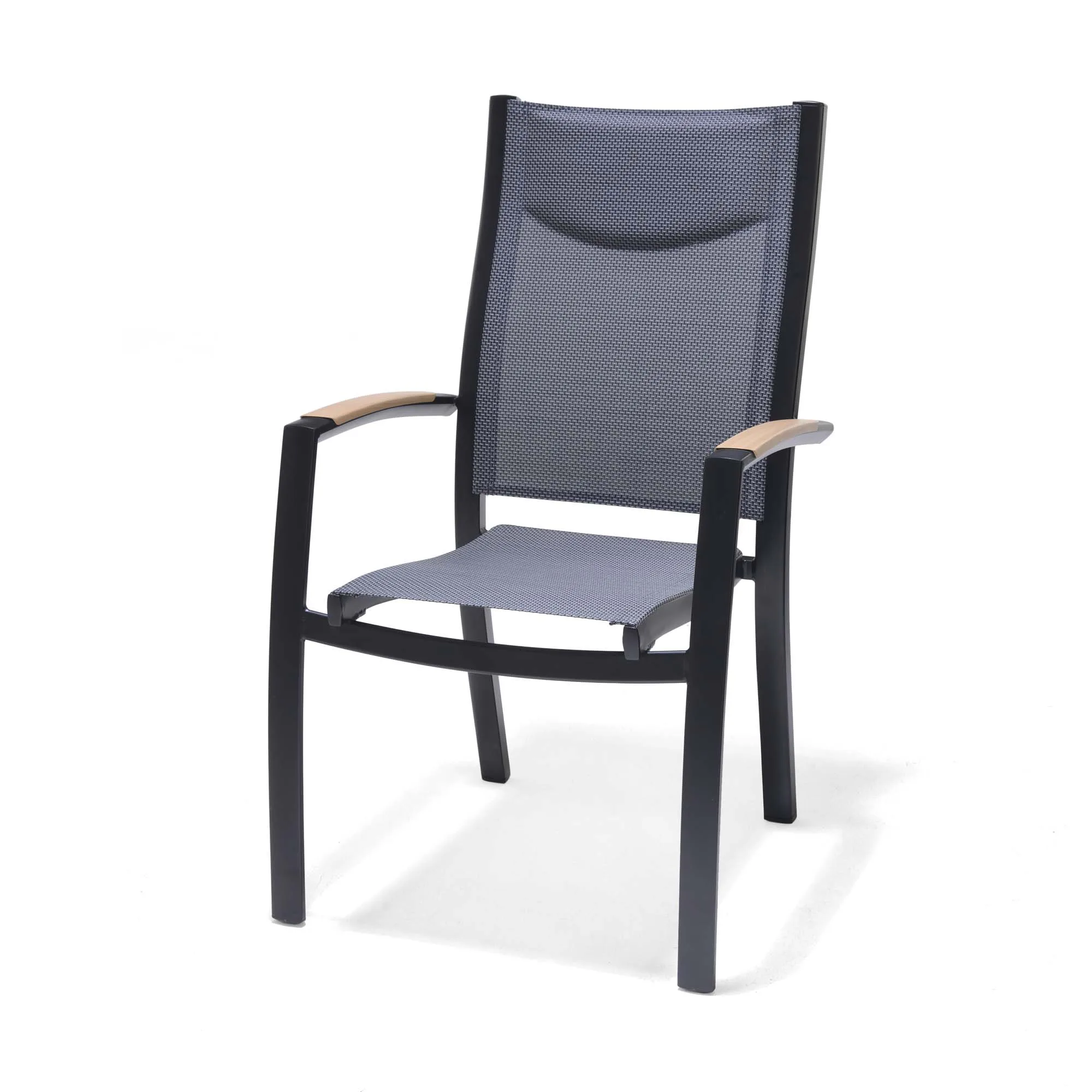 Karmstol för utomhusbruk LifestyleGarden Panama stapelbar 4-pack
