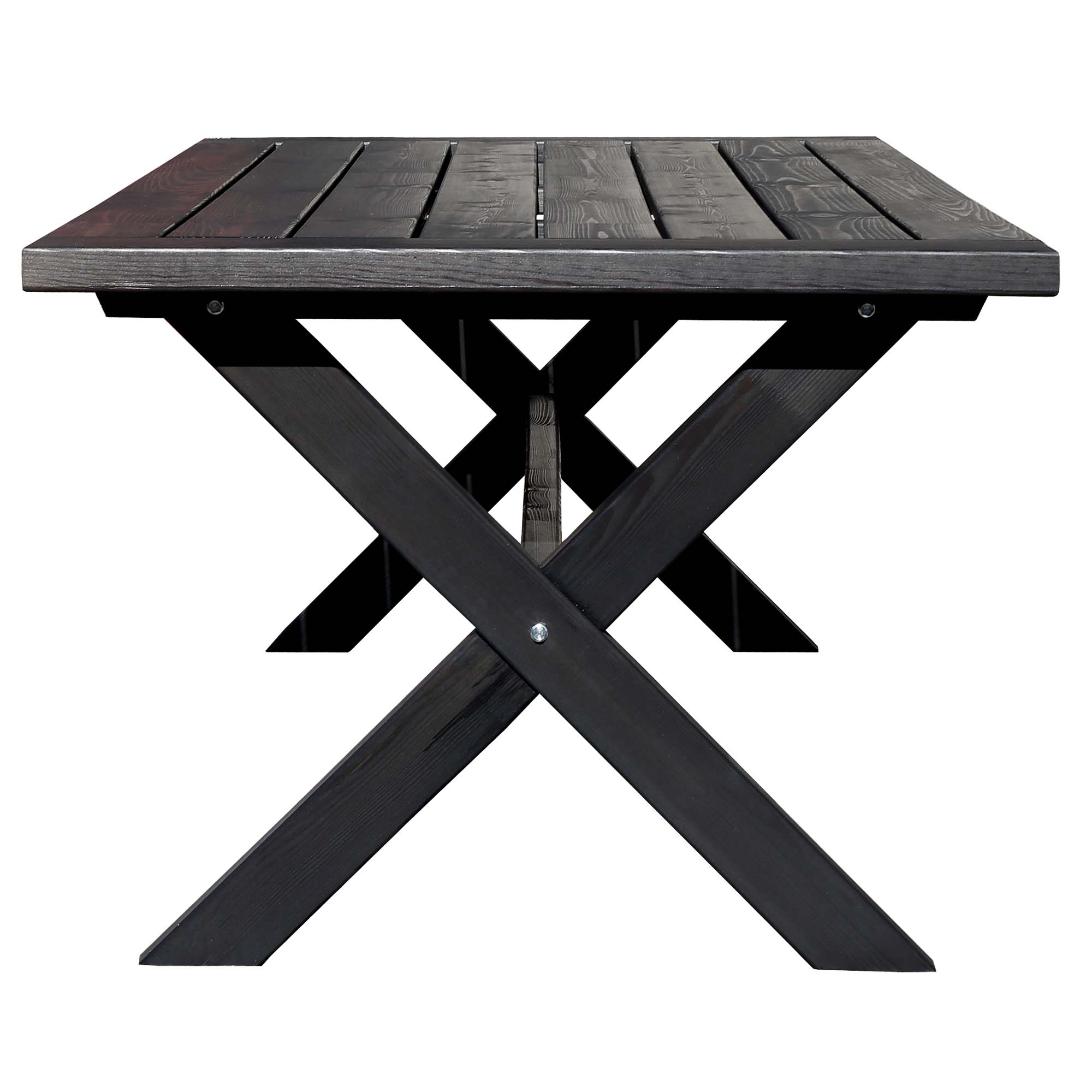 Matgrupp Utomhus Baltic Garden 220 cm bord och 6 Merida grå stolar