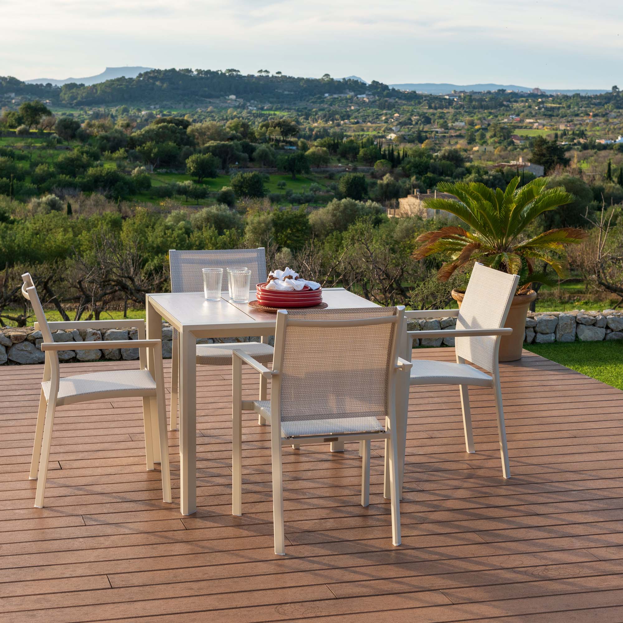 Trädgårdsfåtölj LifestyleGarden Urbanite carver 6-pack