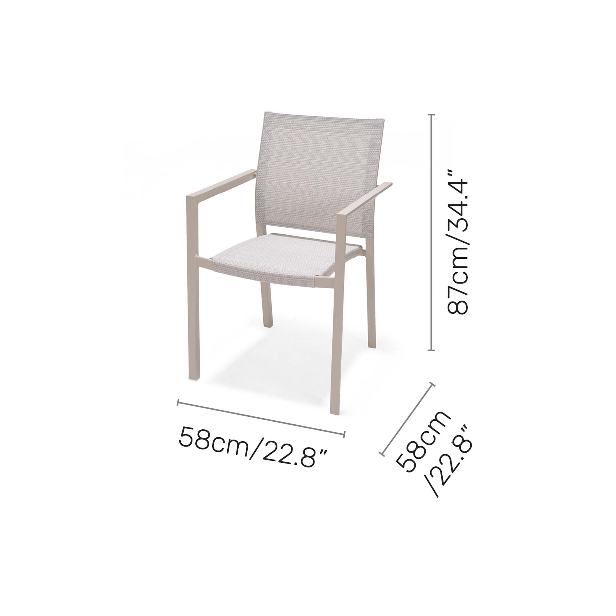 Trädgårdsfåtölj LifestyleGarden Urbanite carver 6-pack