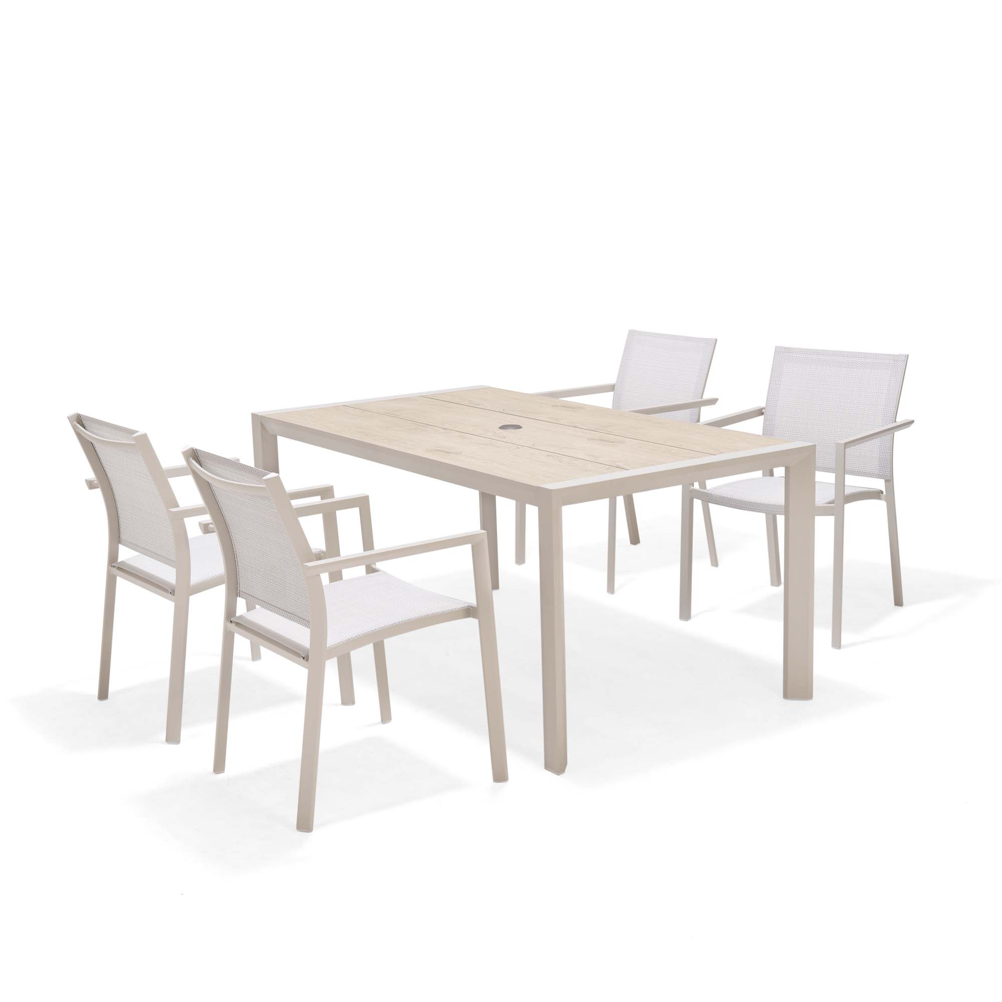 Matgrupp Utomhus LifestyleGarden Urbanite 160 cm 4 karmstolar