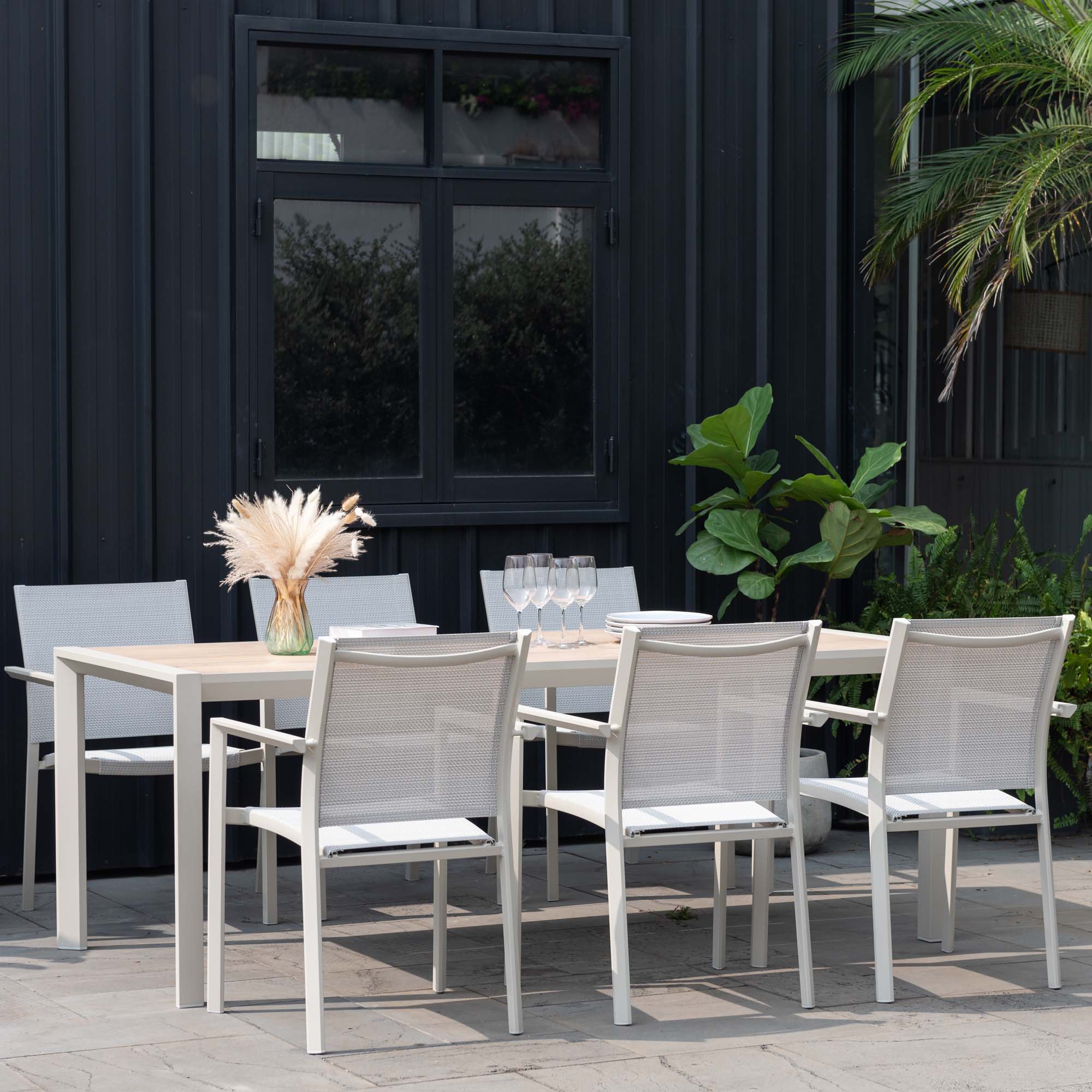 Matgrupp Utomhus LifestyleGarden Urbanite 205 cm 6 karmstolar