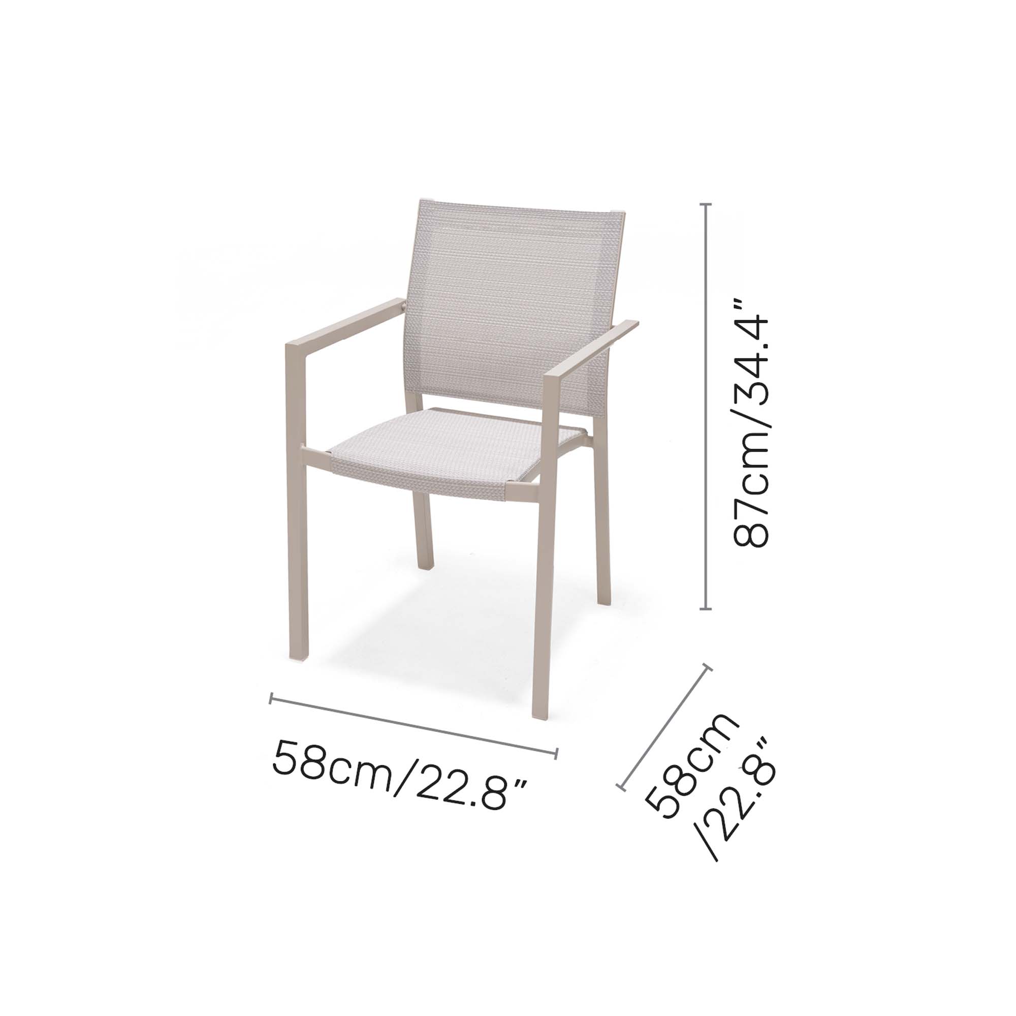 Matgrupp Utomhus LifestyleGarden Urbanite 160 cm 6 karmstolar