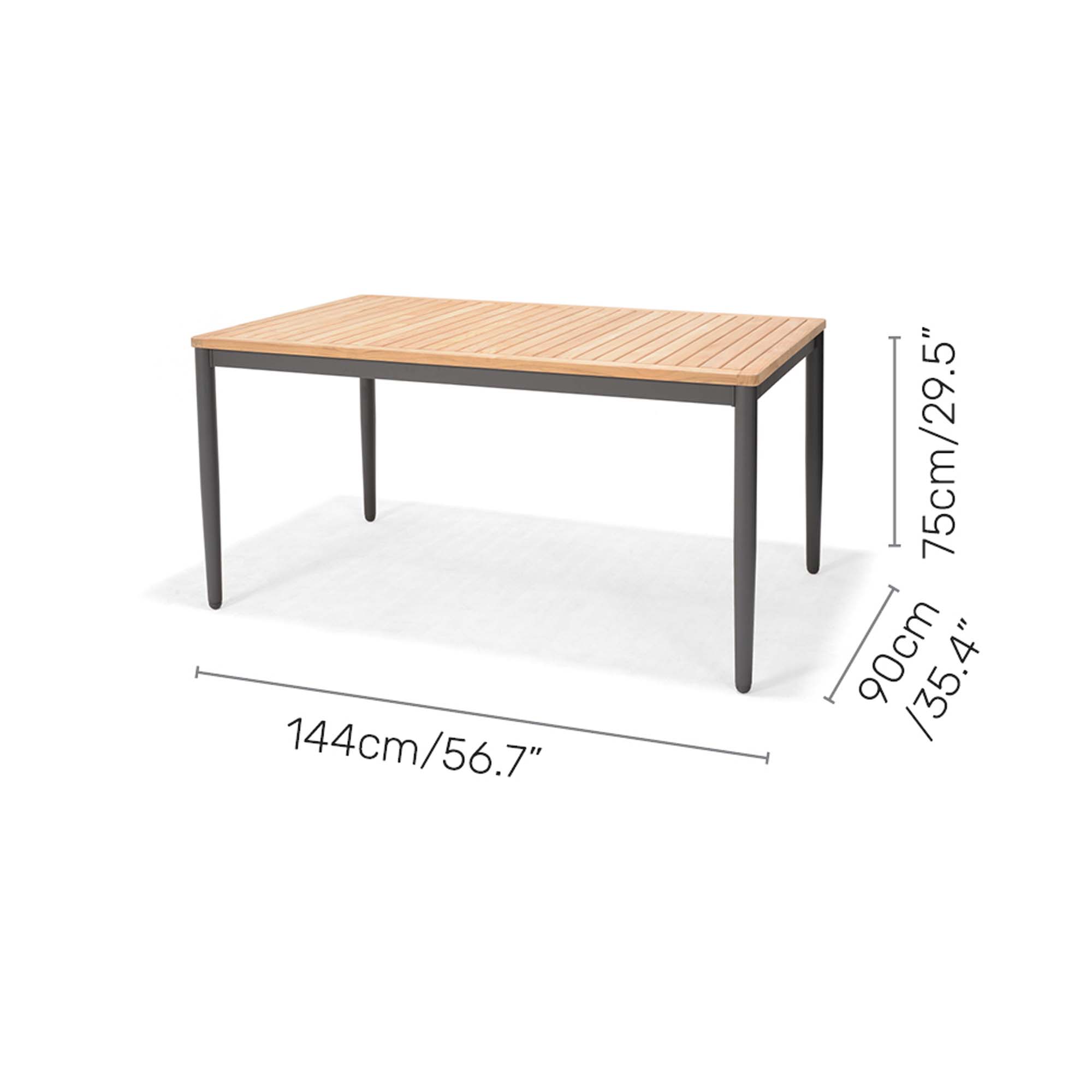 Trädgårdsbord LifestyleGarden TOPAZ 144 cm