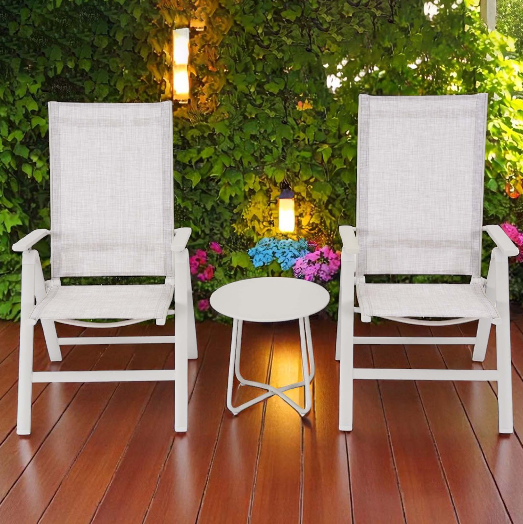 Trädgårdsbord Baltic Garden Seville Sidobord rund Ø45 cm