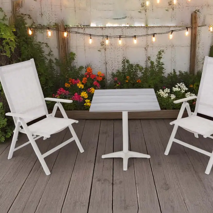 Trädgårdsbord Baltic Garden Palermo bistro 70x70 cm