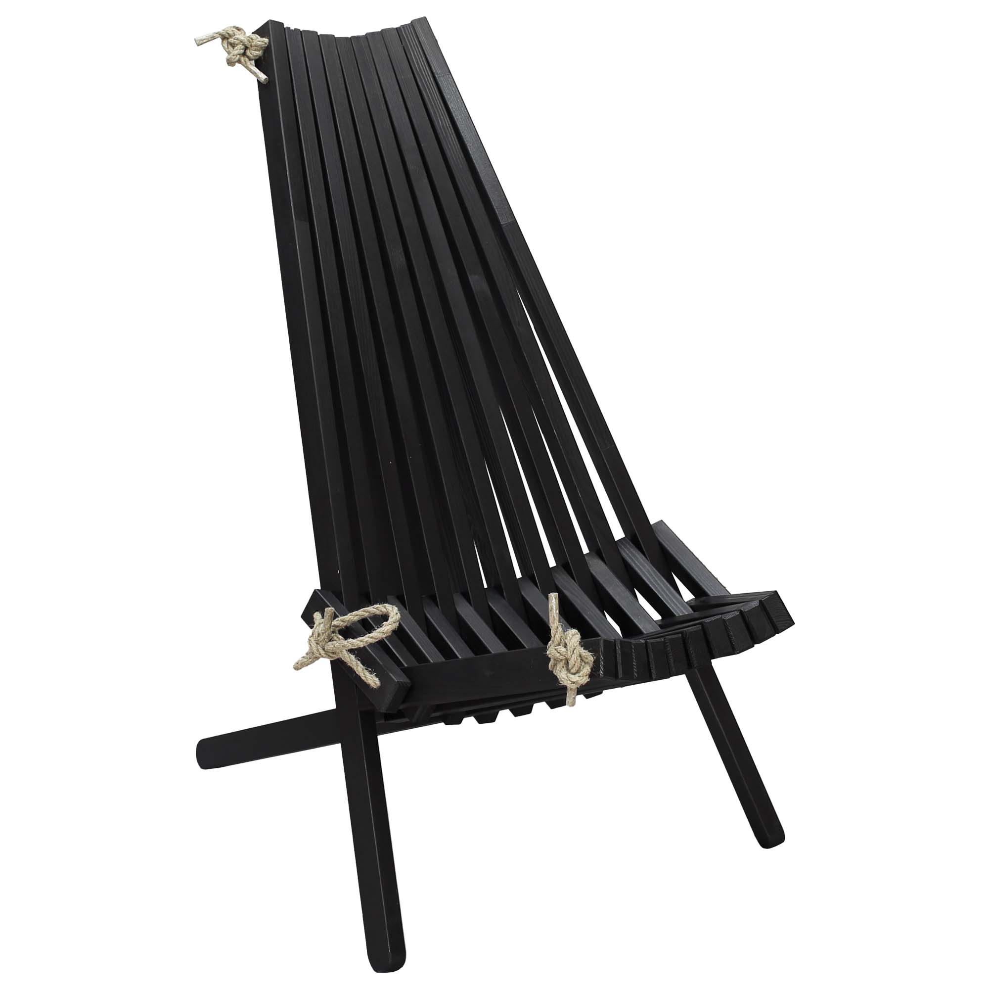 Trädgårdsstol Baltic Garden Calcutta Svart