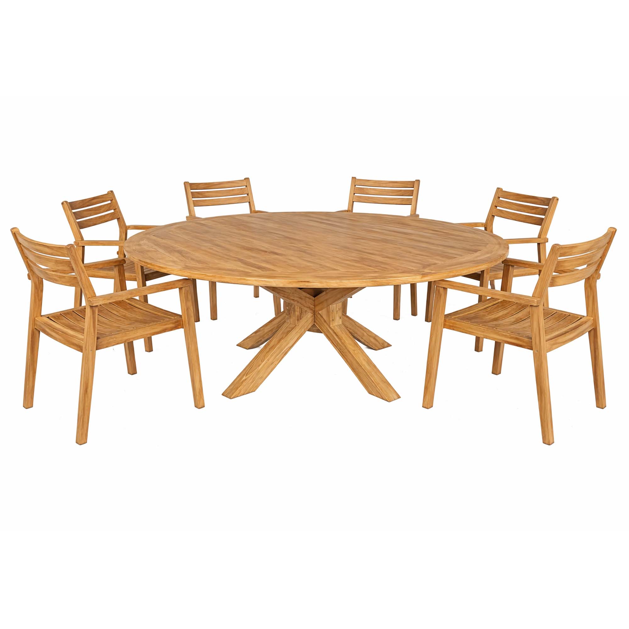 Trädgårdsfåtölj Baltic Garden Augusta matstol 4-pack