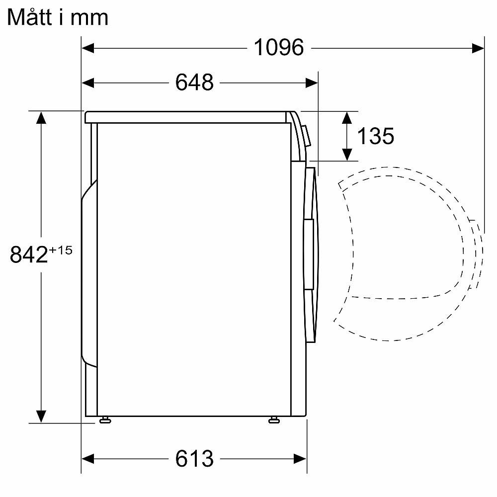 Tvätt- och Torkpaket Bosch WAN2829SSN + WTH85V0SSN